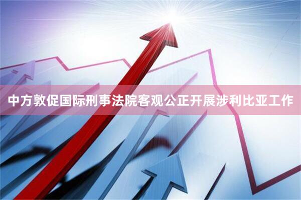中方敦促国际刑事法院客观公正开展涉利比亚工作